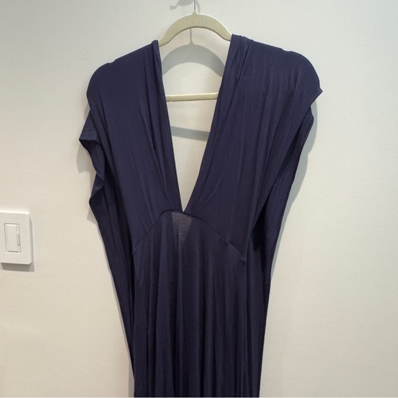 Solid Convertible Multi Way Long T-Shirt Maxi Dress - Made in USA - Picture 1 of 8